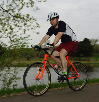  Lee at beginning of ride